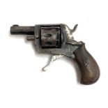 An antique pocket bulldog style revolver, marked Patent NOS, 6254.13.2621