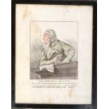 Robert Dighton (1752-1814), 'The Specious Orator', early 19th century hand coloured engraving, the