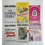 A quantity of ephemera to include approx. 30 vintage theatre programmes: a quantity for London