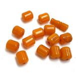 A quantity of loose bakelite beads, each bead 1.5cmL, gross weight approx. 36.5g