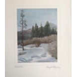 Dwight D Eisenhower, 'St. Louis Creek, Byers Peak Ranch', colour print, White House Christmas gift