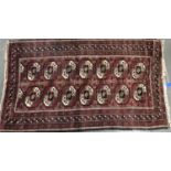 A Tekke Turkmen rug, 195x120cm
