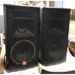 A pair of Cerwin-Vega! ProStax PA speakers