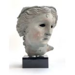 A resin British Museum replica bust of Aphrodite, 48cmH