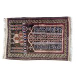 A Baluch prayer mat, 79x123cm