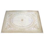 Very large French Aubusson style floral rug, 490x325cm