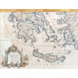 De L'Isle, 'Graeciae Pars Meridionalis', map of Southern Ancient Greece, Greeks Isles, and Crete,