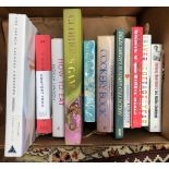 A box of cookbooks, to include Nigella, Anthony Bourdain, Jamie Oliver, etc