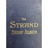 A Strand stamp album containing a quantity of definitive and commemorative stamps