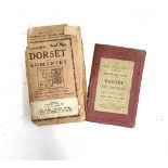 Two Dorset maps, 'W.H Smith & Sons Dorset and Environs' and a cloth Geographia Road Map of Dorset