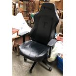 A Secretlab Titan gaming chair in black, rrp. £369