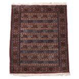 A Bokhara wool rug, probably Afghanistan, approx. 129 x 186cm