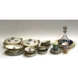 A Royal Albert 'Gossamer' multi coloured part tea service; together with a quantity of Noritake