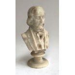 A marble bust of Rossini, 31.5cmH