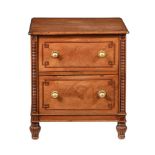 A 19th century mahogany bedside 'Thunderbox' of night commode in the manner of Gillows, 63x49x73cmH