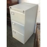 An Office World three drawer filing cabinet