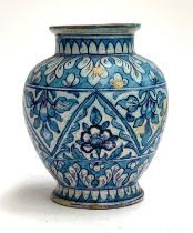 A 19th century Indian Multan vase (repairs and restorations), 20cmH