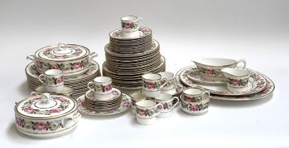 A Royal Worcester 'Royal Garden' part dinner service, approx. 72 pieces, to include tureens,