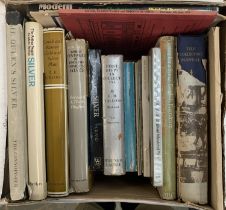 Box of Books on Silver, furniture, etc.