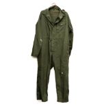 A set of green men's army pattern coveralls, size 170/108