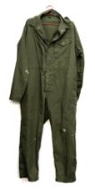 A set of green men's army pattern coveralls, size 170/108