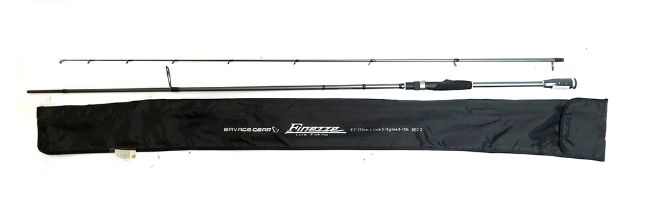 A Savagegear Finezze Softlure 8'3" 250cm 3-15g two piece rod; together with a Savagegear Finezze