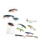 11 bass and other lures, including Conrad, Geologic, etc
