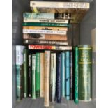 A mixed box of books on country pursuits to include shooting, hunting, and rabbiting