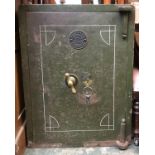 A Philips & Son Birmingham floor safe, 45x61x46cmH