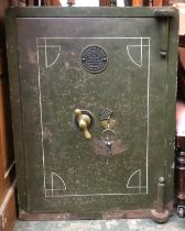 A Philips & Son Birmingham floor safe, 45x61x46cmH