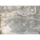 Two maps 1:2500 maps of Bristol Southwall Ward, Gloucestershire sheet LXXV.4 and LXXVI.1, 74x104cm