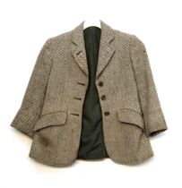 A Harry Hall children's tweed hacking jacket; together with one larger (some repairs) (2)