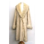 A magnificent Afghan sheepskin coat