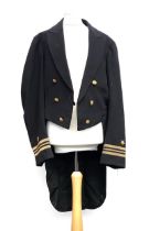 An American Naval uniform from the Officers Uniform Shop Naval Supply Depot Brooklyn New York;