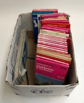 A quantity of Ordnance Survey land range maps