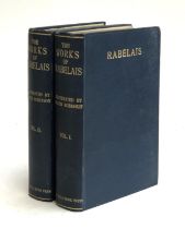 HEATH-ROBINSON, William: 'The Works of Rabelais' (2 vols.) in good condition. Blue cloth with a