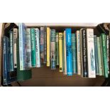 A large mixed box of books on the subject of sea angling