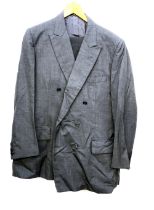 J. G. Cheppell double breasted suit jacket, with associated charcoal trousers, approx. 40" waist