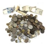 A quantity of British and World coins to include Victorian pennies dating from 1862 onwards, etc