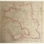 A line backed hunt map of the Bedale Hunt country, by Edward Stanford, Geographer to His Majesty,