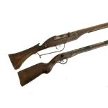 Two antique rifles