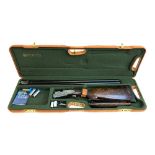 A Beretta 12 bore over and under shotgun, model 687EELL, 28" barrels, 2 3/4" chokes, gold-washed