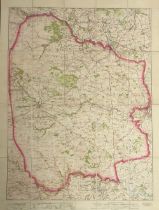 A line backed hunt map of the Zetland Hunt country, by Edward Stanford, Geographer to His Majesty,