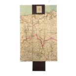 A double sided map of the Exmoor Hunt country by Sifton, Praed & Co. Ltd, 47x31cm
