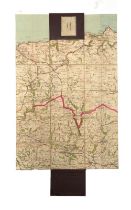 A double sided map of the Exmoor Hunt country by Sifton, Praed & Co. Ltd, 47x31cm