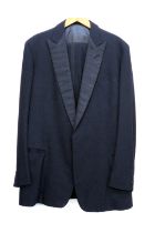 A Denman & Goddard single breasted dinner jacket, waistcoat, and trousers, c.1963, the trousers