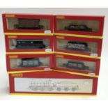 A Hornby OO gauge Dean Goods Locomotive '2538', R2275A, boxed, together with six wagons to include