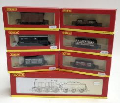 A Hornby OO gauge Dean Goods Locomotive '2538', R2275A, boxed, together with six wagons to include