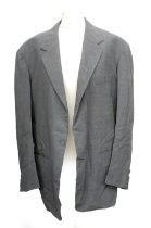 Anderson & Sheppard three piece lightweight grey suit c.1963, the trousers with double pleats,