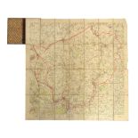 A line backed hunt map of the Puckeridge Hunt country, by Edward Stanford, Geographer to His
